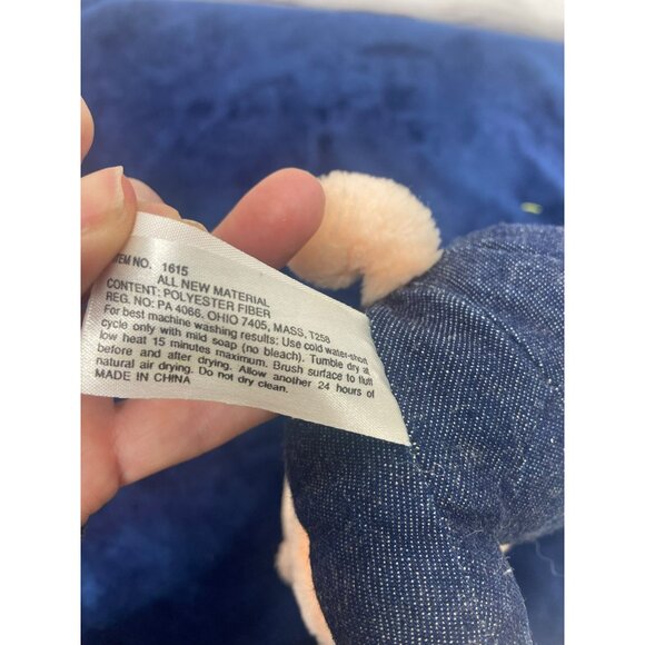 Vintage PORKY PIG Plush Toy 1993 24K Co Plush 90s‎ Vtg Looney Toons Stuffed Pig - Picture 7 of 7